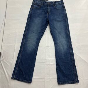 Wrangler Men's Relaxed Blue Denim Jeans